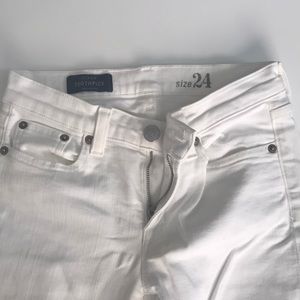 J. Crew White Denim Jeans